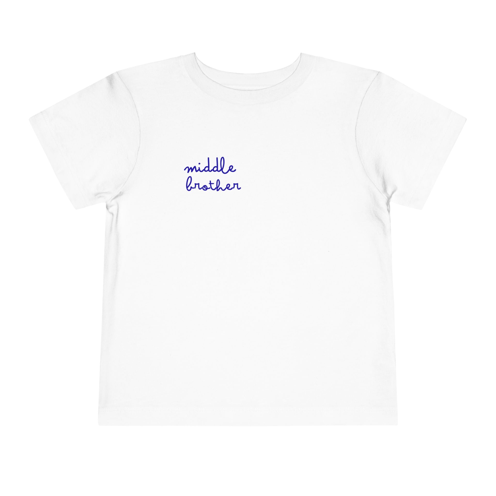 Middle Brother Toddler Tee, Cute Kids Shirt, Baby Gift, Birthday Outfit, Sibling Announcement
