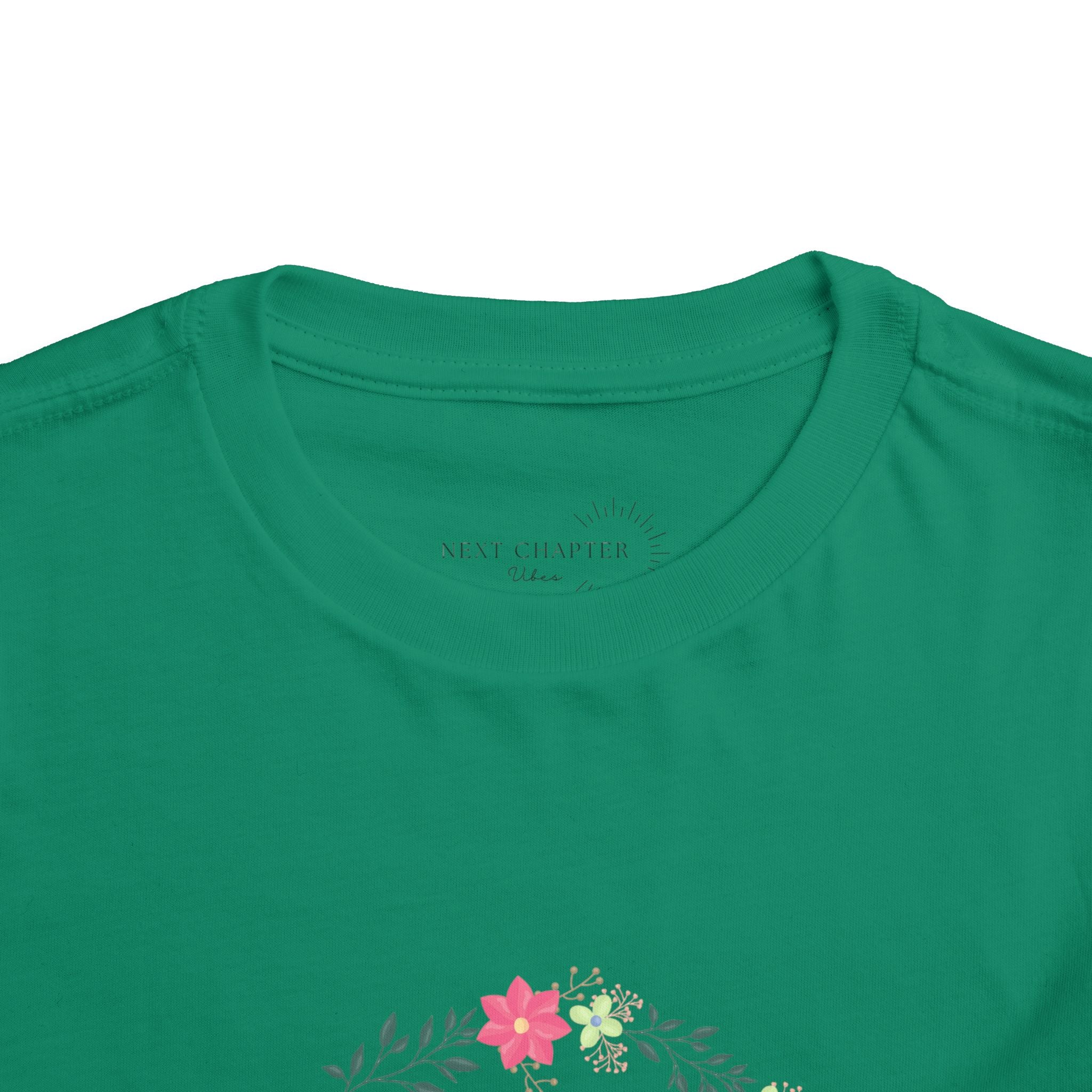 Middle Sister Toddler Tee, Floral Children’s Shirt, Gift for Sibling, Birthday Present, Summer Outfit, Family Occasion