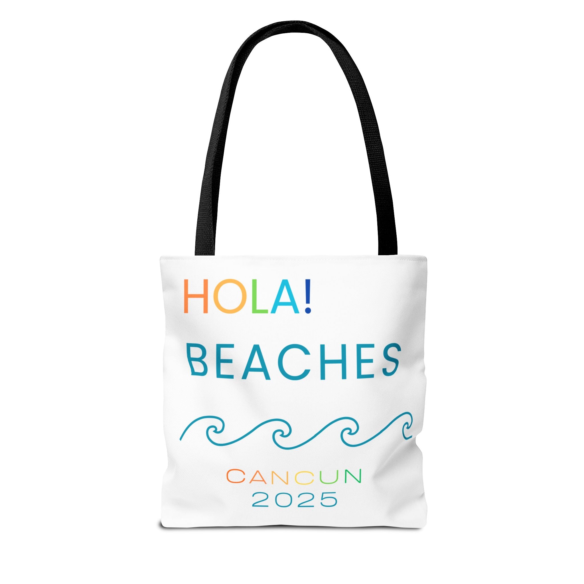 Colorful Cancun Beach Tote Bag, Summer Essentials, Travel Accessory, Eco-Friendly Gift, Beach Lovers, Vacation Tote