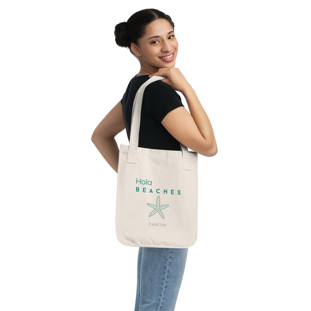 Organic Canvas Hola Beaches Tote