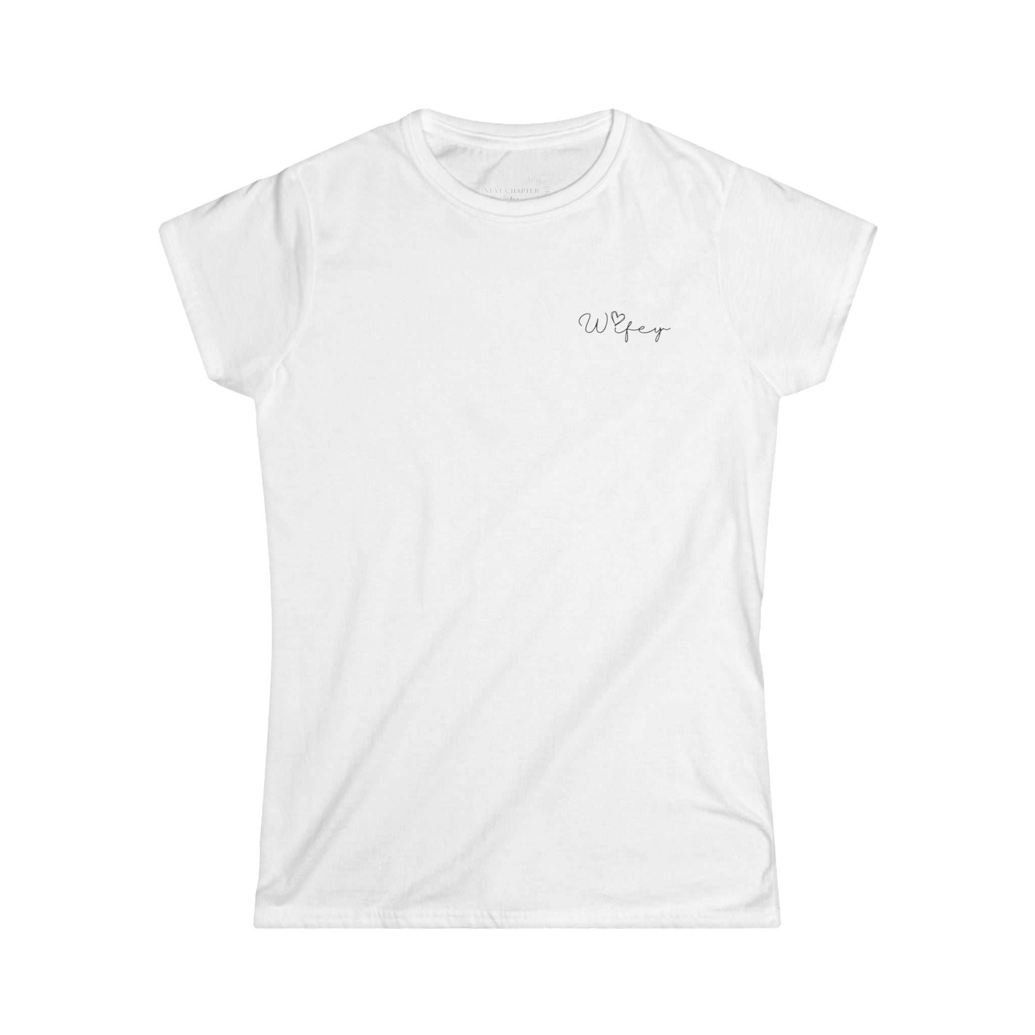 "Wifey" Women's Softstyle Tee - Casual Comfort Shirt, Perfect Gift for Her, Summer Fashion, Everyday Wear, Birthday Gift, Relaxed Fit