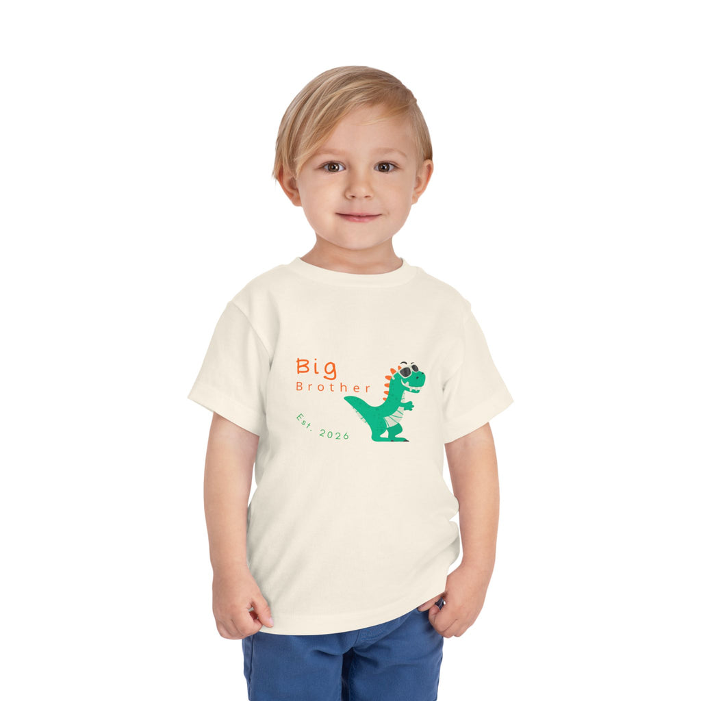 Big Brother Dinosaur Toddler Tee, Cute Kids Shirt, Baby Gift, Birthday Outfit, Sibling Announcement, T-Rex Fun