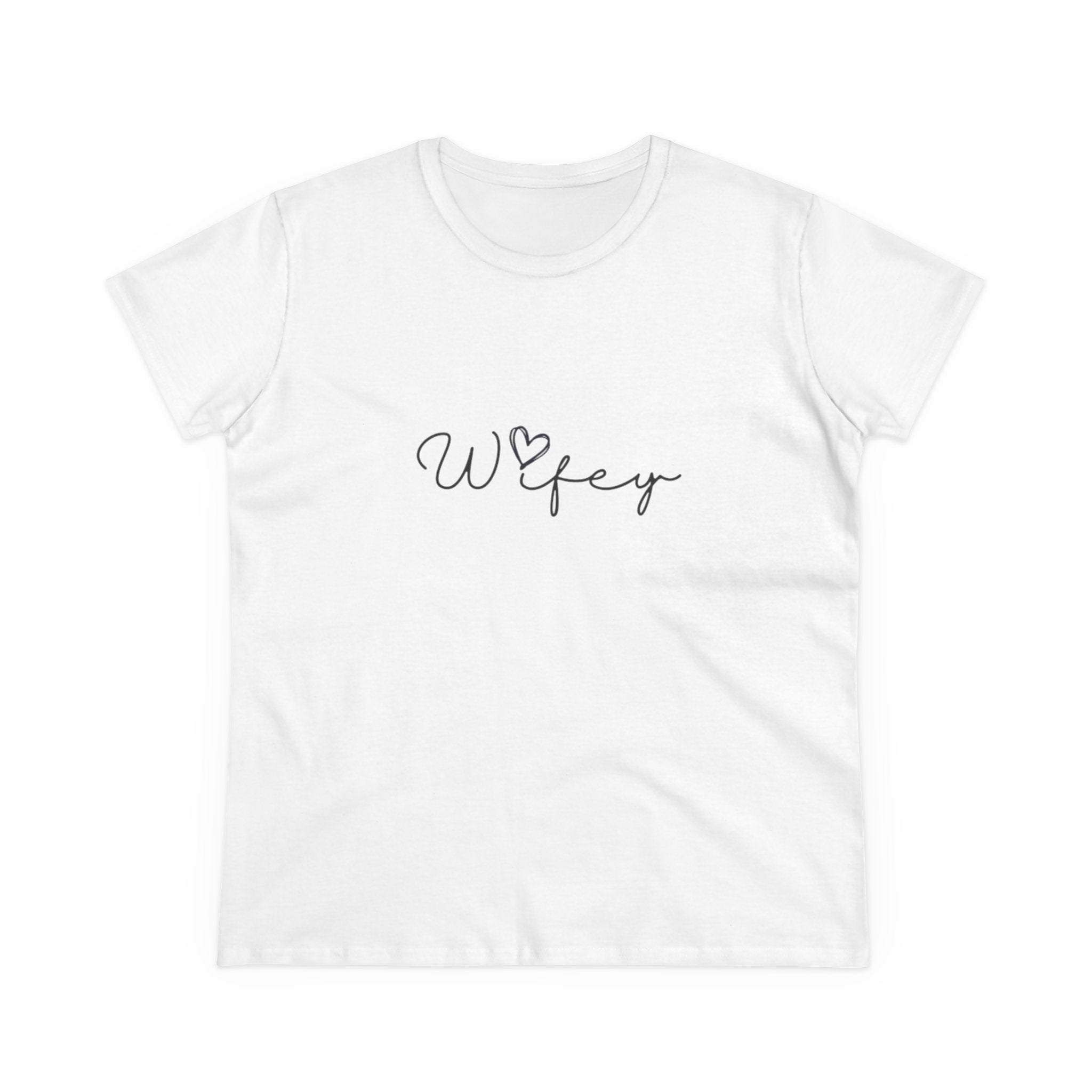 Wifey Cotton Tee for Trendy Women, Casual Wear, Gifts for Brides, Engagement Parties, Wedding Celebrations