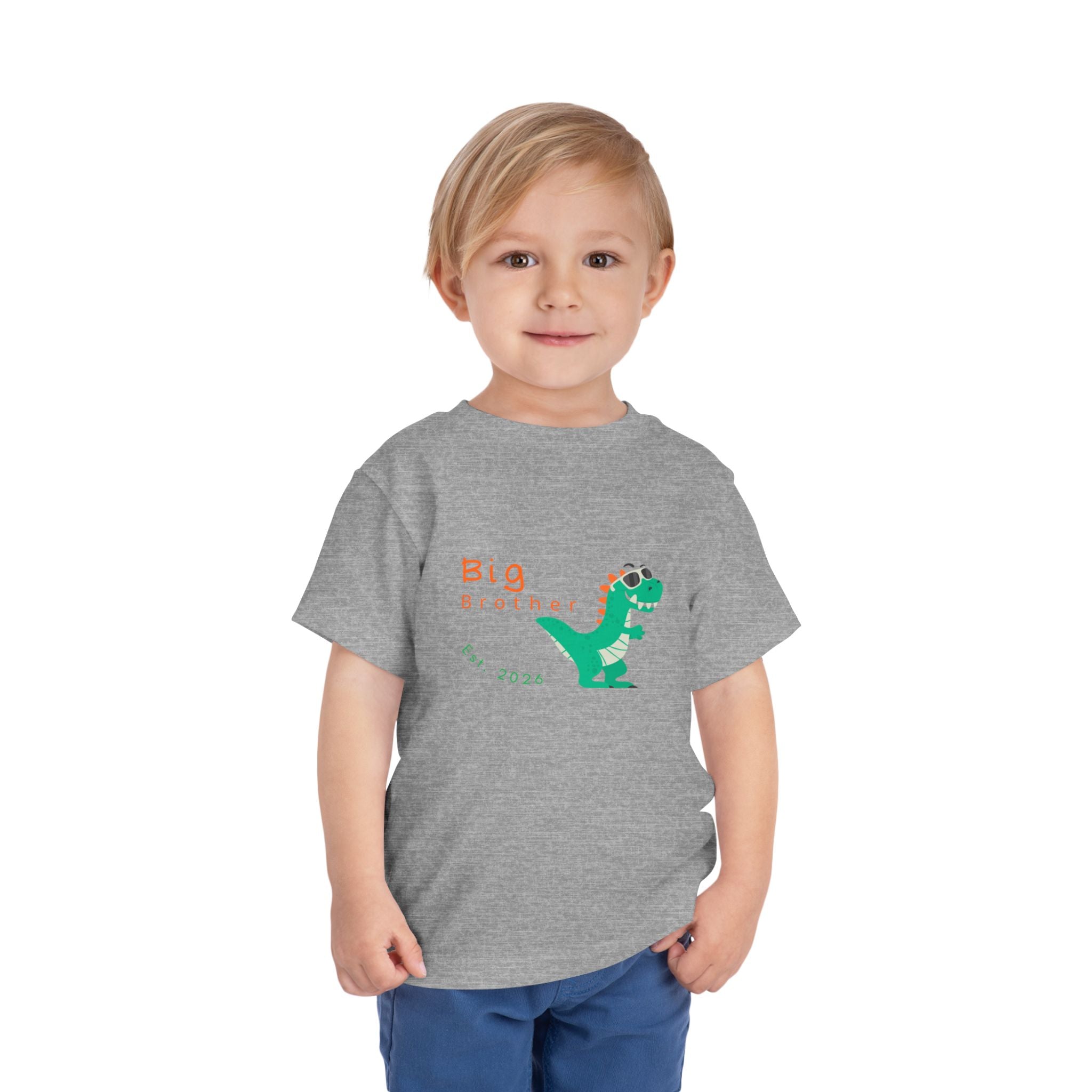 Big Brother Dinosaur Toddler Tee, Cute Kids Shirt, Baby Gift, Birthday Outfit, Sibling Announcement, T-Rex Fun