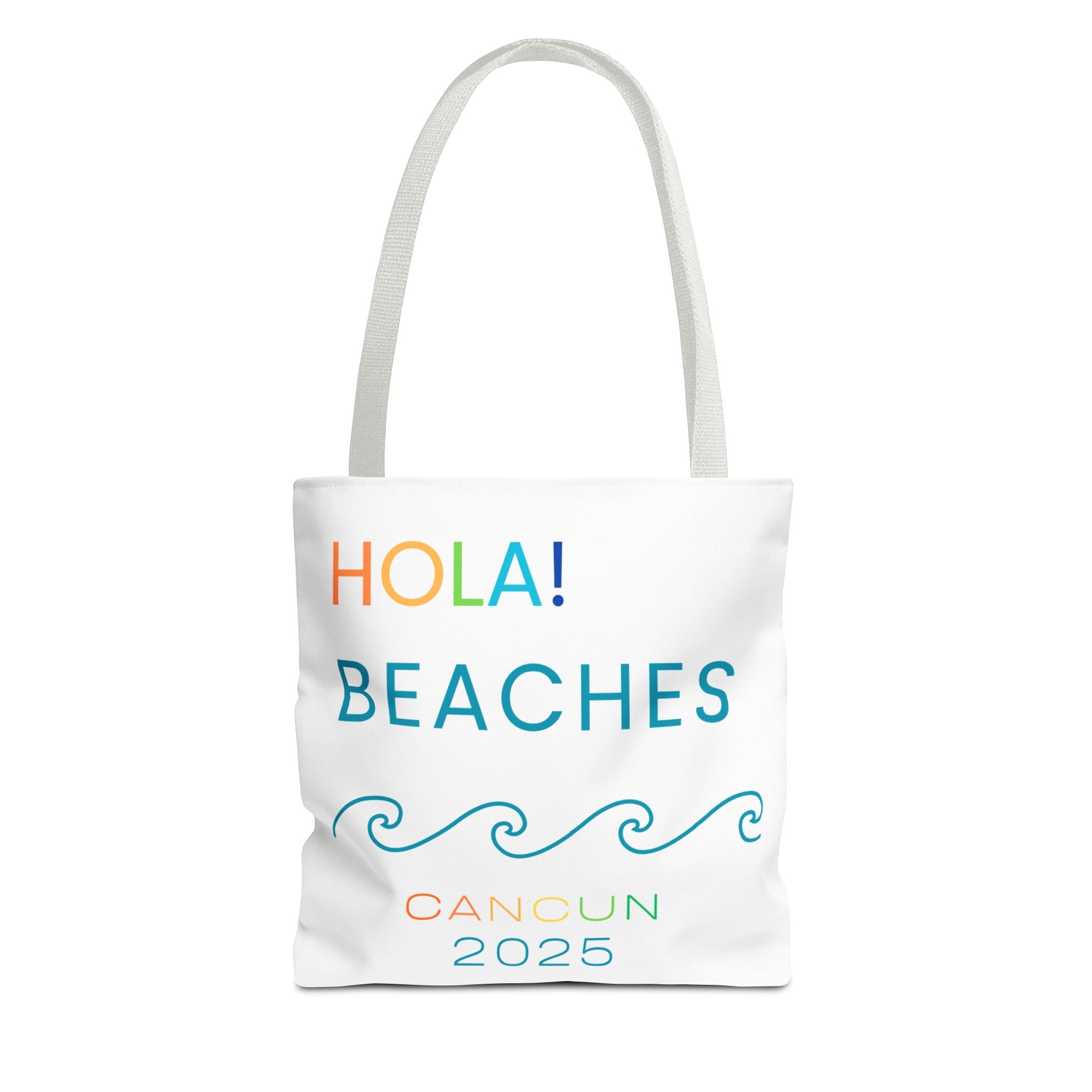Colorful Cancun Beach Tote Bag, Summer Essentials, Travel Accessory, Eco-Friendly Gift, Beach Lovers, Vacation Tote