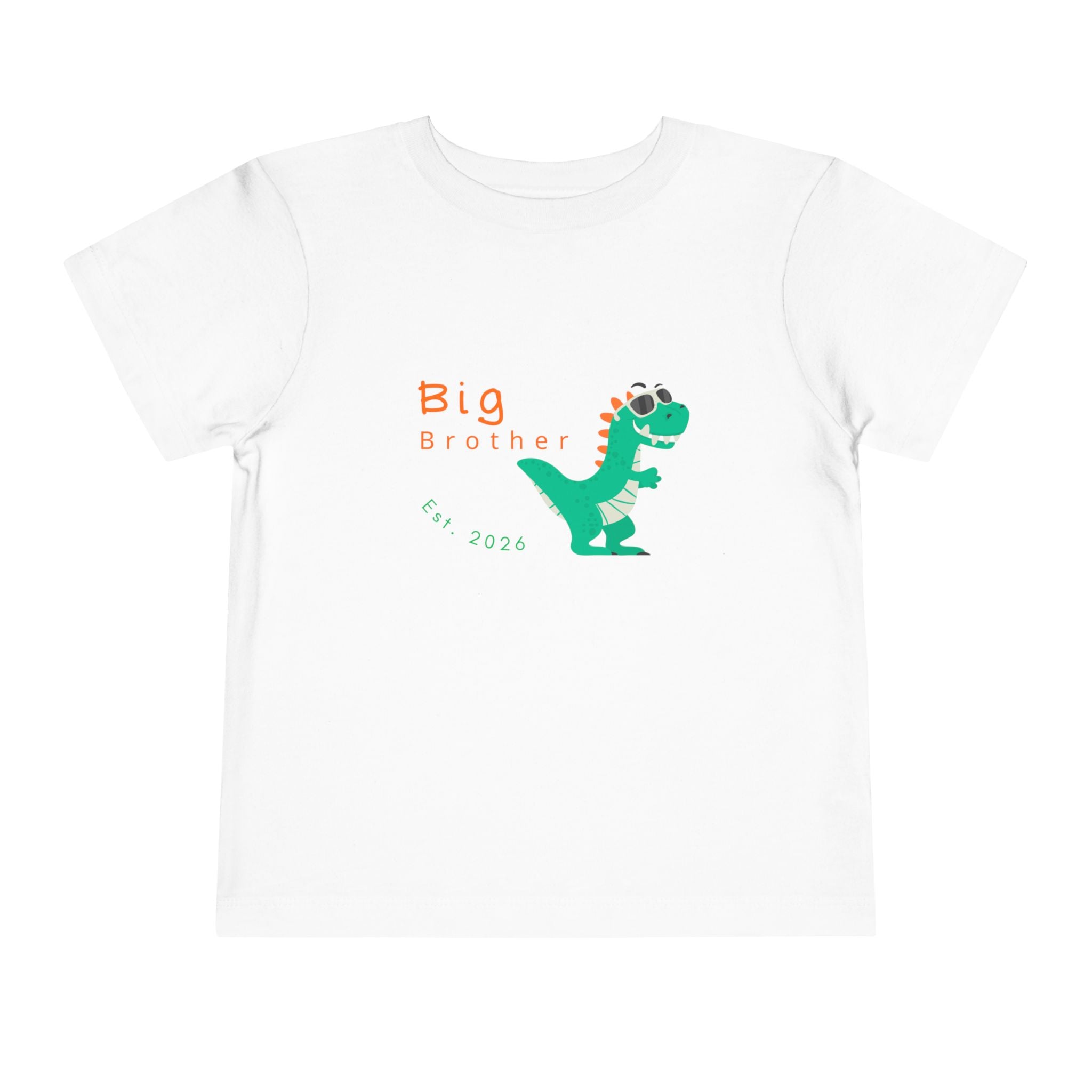 Big Brother Dinosaur Toddler Tee, Cute Kids Shirt, Baby Gift, Birthday Outfit, Sibling Announcement, T-Rex Fun