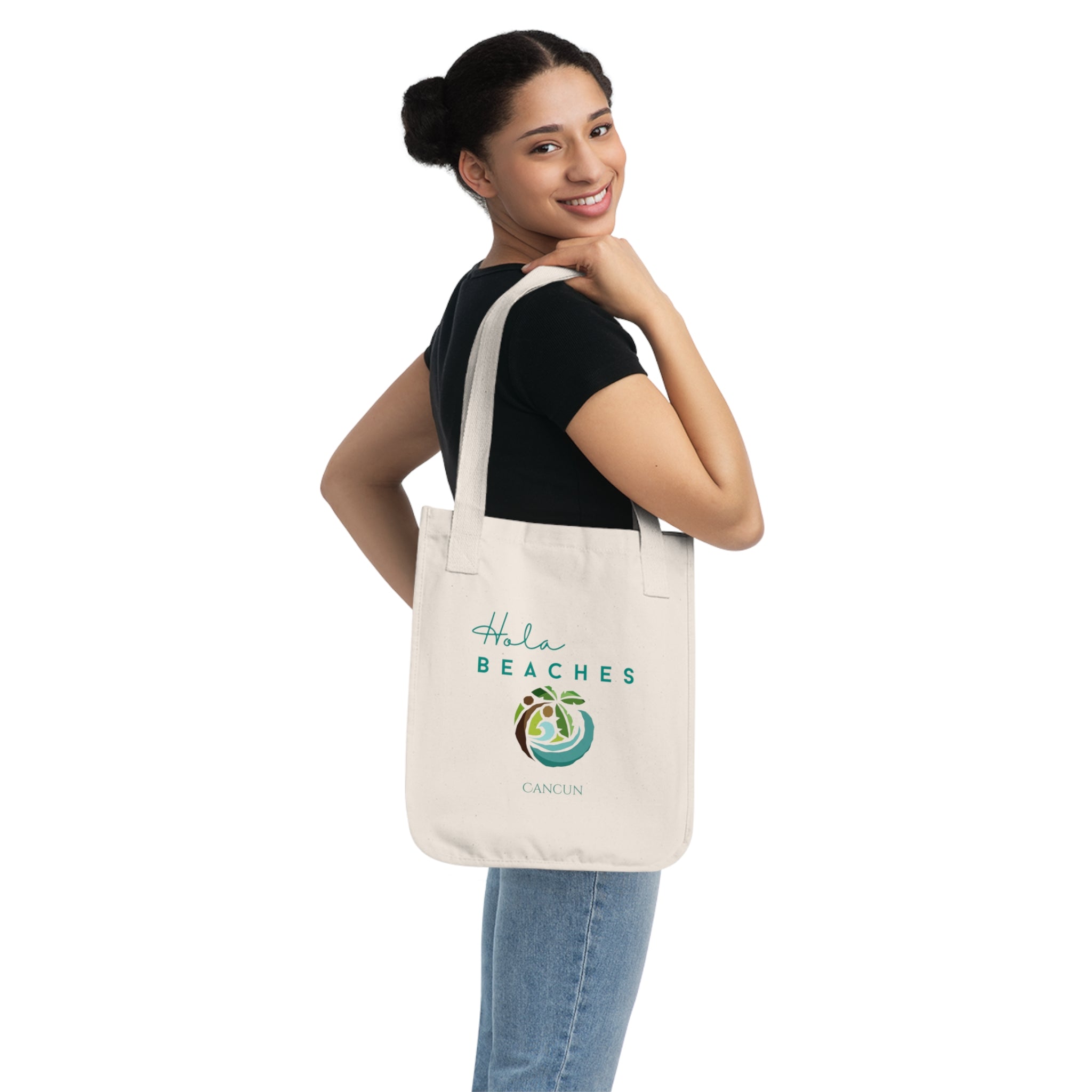 Copy of Organic Canvas Hola Beaches Tote