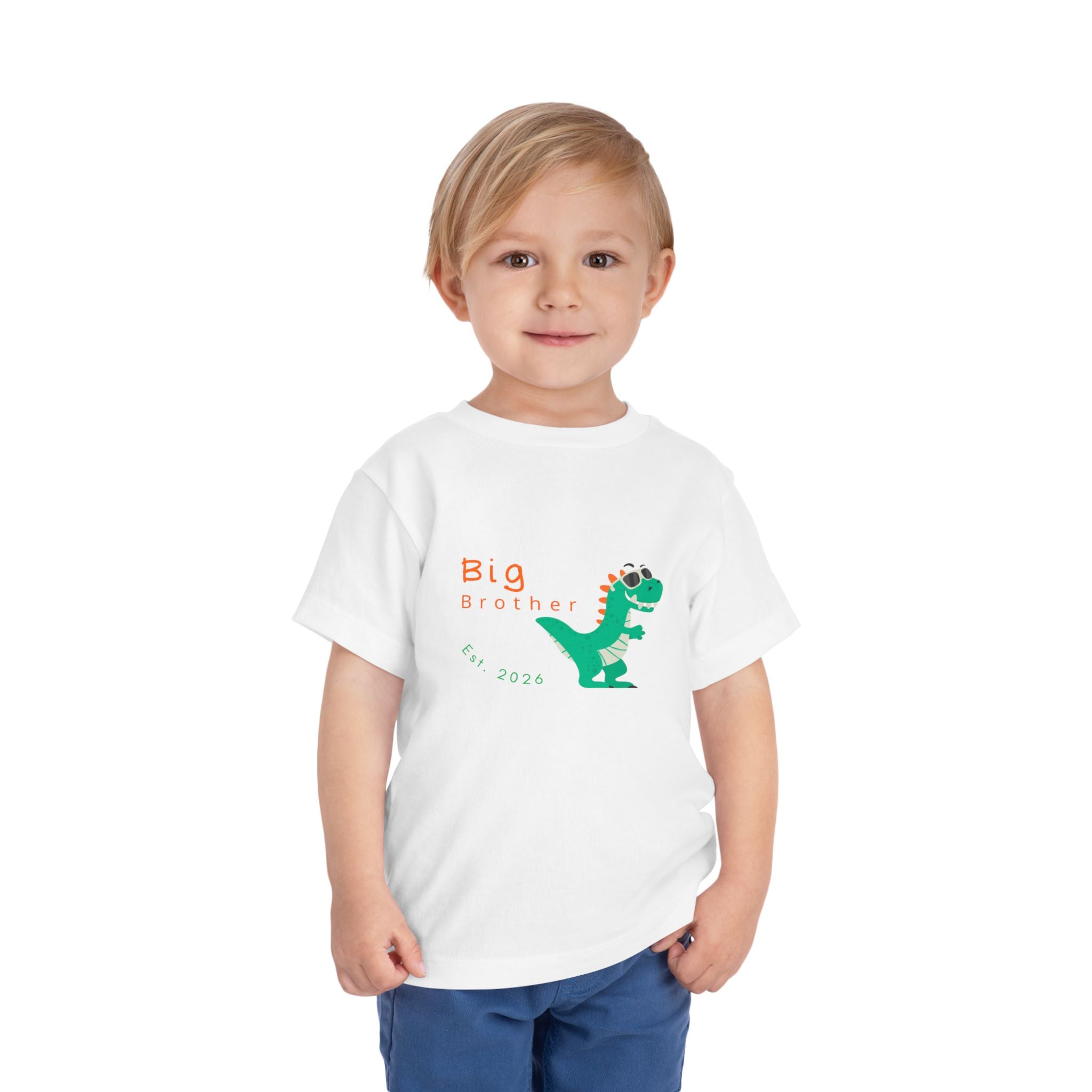 Big Brother Dinosaur Toddler Tee, Cute Kids Shirt, Baby Gift, Birthday Outfit, Sibling Announcement, T-Rex Fun