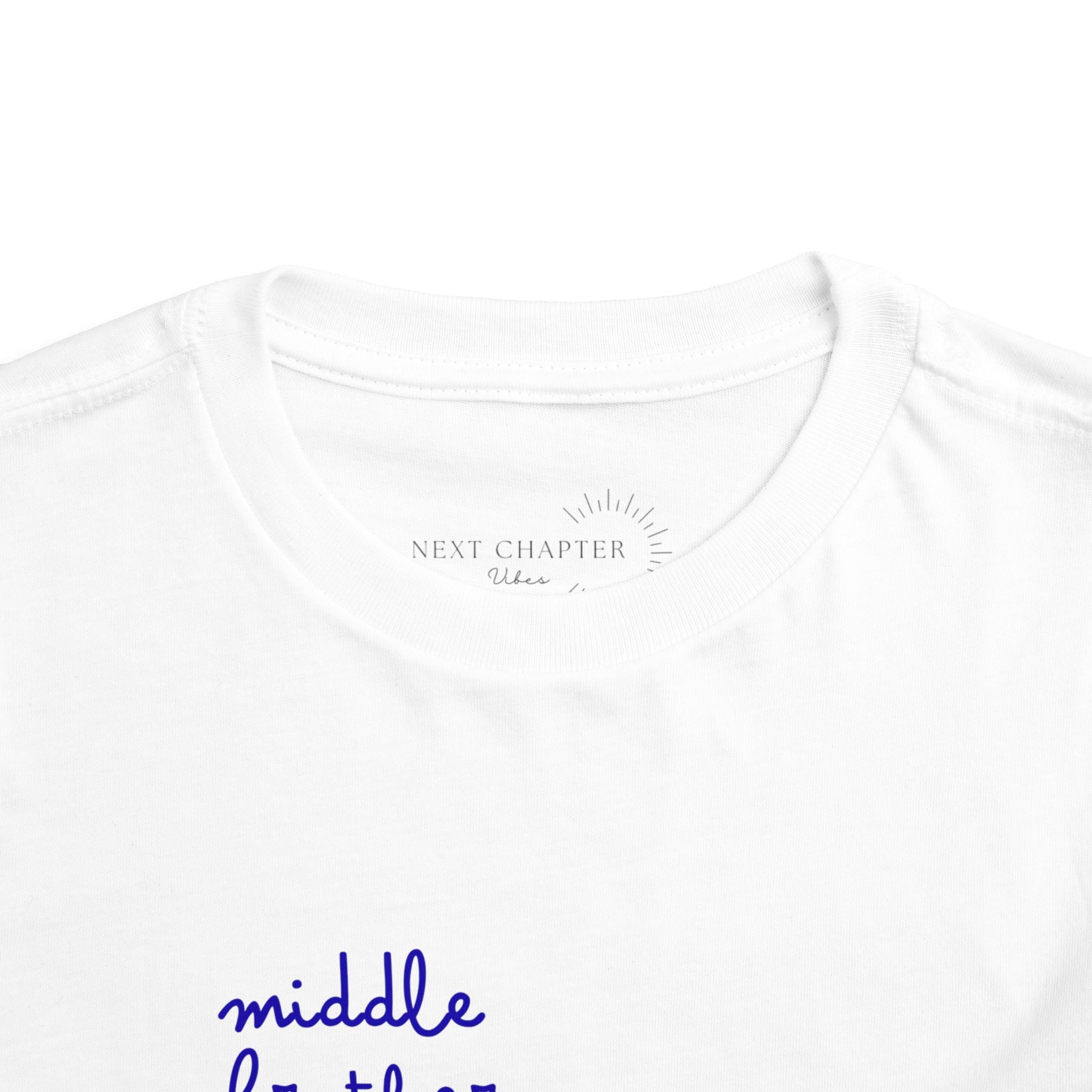 Middle Brother Toddler Tee, Cute Kids Shirt, Baby Gift, Birthday Outfit, Sibling Announcement