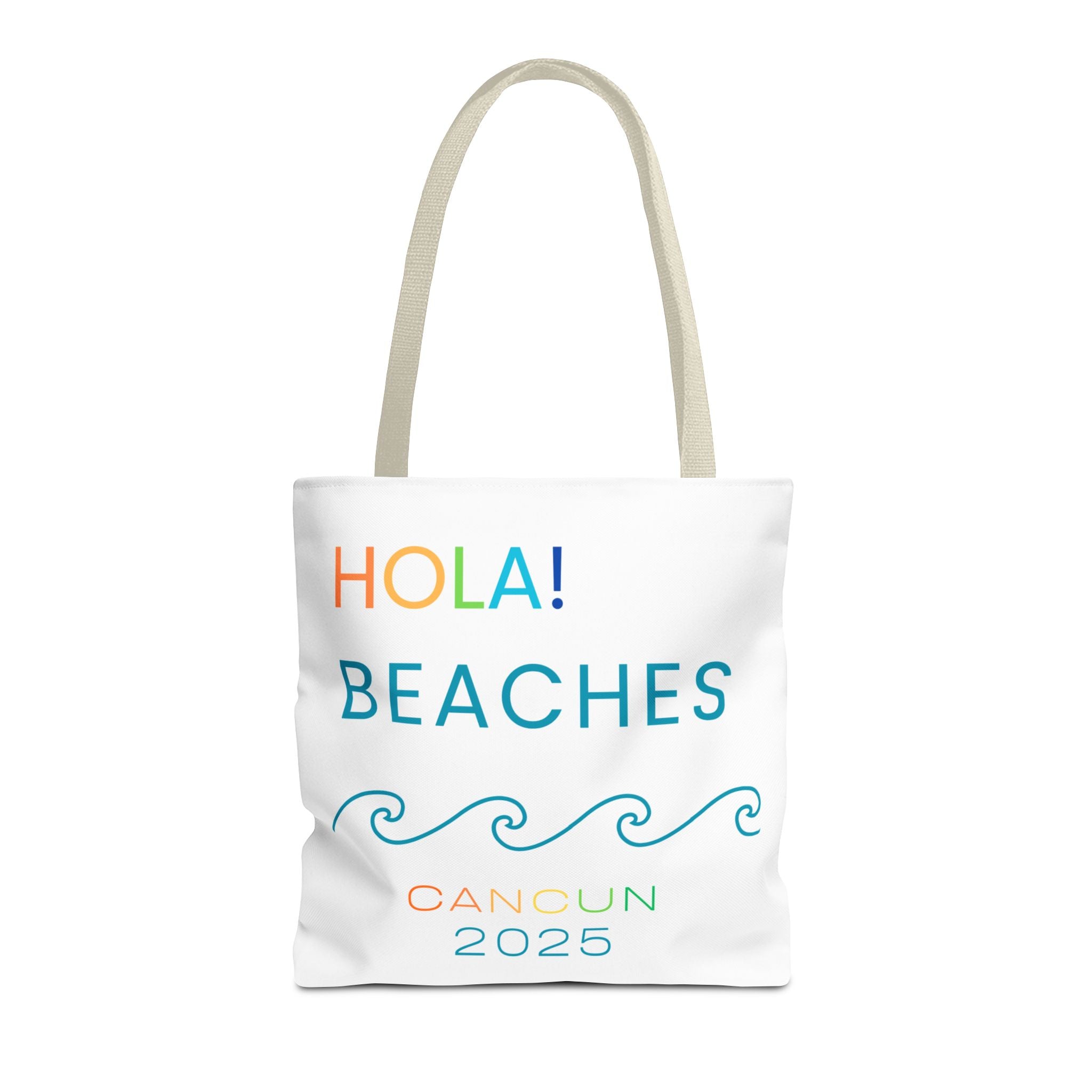 Colorful Cancun Beach Tote Bag, Summer Essentials, Travel Accessory, Eco-Friendly Gift, Beach Lovers, Vacation Tote